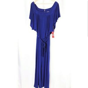 Emma and Michele "I feel pretty" blue jumpsuit XL